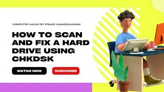 Hard Drive Error check and fixed | How to Scan and Fix a Hard Drive|Chkdsk #harddiskdrive #pcgaming