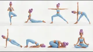 Yoga with Mira | 3D Animated Yoga for Beginners & Core Strength