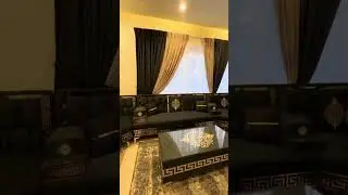 Arabic Majlis Design with Curtains | Simple Solution for Light & Privacy | Luxury Look #arabicmajlis
