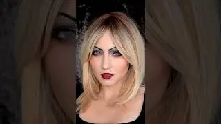 Barbie, eat your heart out ✨ #brideofchucky #makeuptransition #makeup #halloween