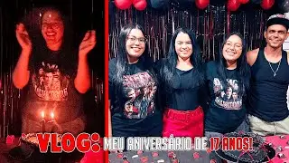VLOG: MEU ANIVERSÁRIO DE 17 ANOS! 🎁🥳💙