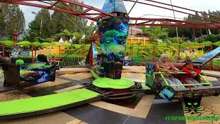 TWISTER: Wild Scrambler Onride POV at MIKIE FUNLAND Berastagi 2025! 🇮🇩
