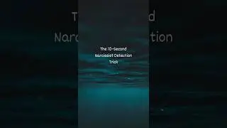 The 10-Second Narcissist Detection Trick.  #darkpsychology  #darkmind #viralpsychology #viral