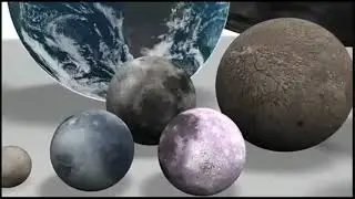 Planets solar system size comparison 12tune orbs