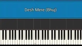 desh mere song keyboard notes