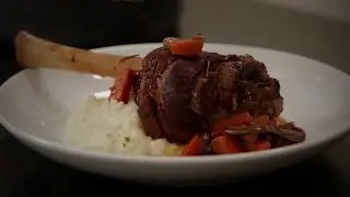 Stout Braised Superior Farms Lamb Shanks Recipe