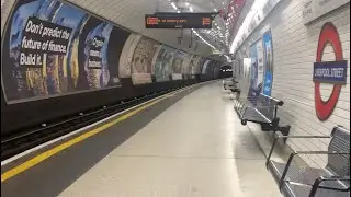Weekend customer service announcement at Liverpool Street (Central Line Platform) Elinor Hamilton