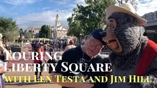 Touring Liberty Square with Len and Jim