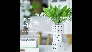 Handmade Dice Vase | Modern White Ceramic Decor 🎲✨Check [Link 99] in my Bio Link & Buy Now⬇️