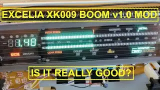 BOOM v 1.0 mod for AIWA EXCELIA XK-009 tapedeck #diy #modification #japan E0093