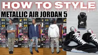 How To Style Reimagined Metallic Jordan 5 | Outfit Ideas