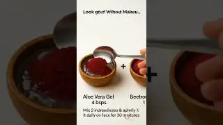 Face Mask with these Natural Ingredients looks fair and awesome apply daily for good results ❤️🤗😍