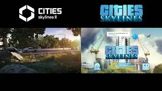 Cities Skylines 1 & 2 - Pre-Order Trailer Comparison