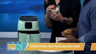 Testing the viral sweet potato and cheese snack