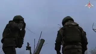 #Russia 🇷🇺 mortar team in action
