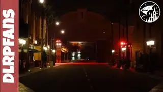 Disneyland Paris after dark at the Walt Disney Studios