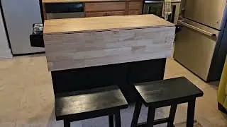 Homestyles Dolly Madison Kitchen Cart with Wood Top and Drop Leaf Breakfast Bar Review