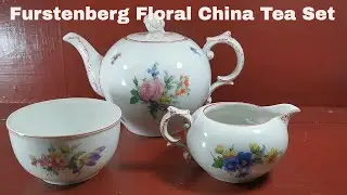 Furstenberg Floral China Tea Set