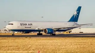 Airbus A320-232 _Airhub Airlines _ Boeing 767-36N(ER)(BDSF) _ Maersk Air Cargo