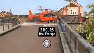Helicopter Engine Start to Flyaway (2 Hours Real Footage) &ndash; Relaxing Rotor Noise