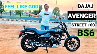 Taking Delivery Of BAJAJ AVENGER Street 160, BS6 Model, Ebony Black Color, NEW Cruiser RIDE 🥳