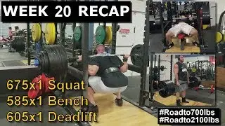 James Strickland - Full Power Training (Road to 2100 lbs - Week 20 Recap)