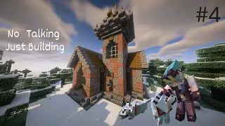 No Talking, Just Building #4 [Minecraft starter house]