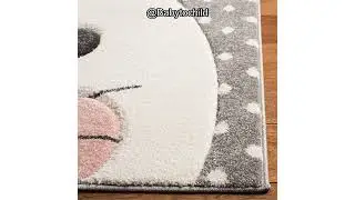 Is This Bunny Rug Safe and Easy to Clean for Your Baby's Nursery? Review.