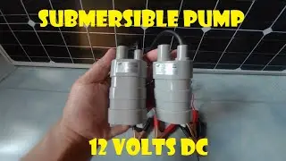 12v DC Submersible Water Pump for Fish Pond and Aquarium  - Unpacking and Testing