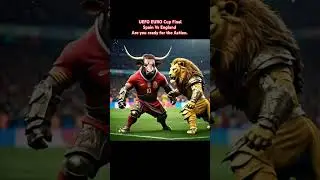 UEFA EURO CUP FINAL 2024, England Vs Spain. #eurocup