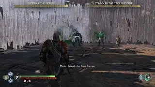 Bodvar the Fierce and Starolfr the Troublesome - No Damage | Give Me No Mercy | God of War Ragnar&ouml;k