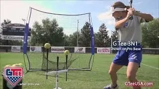 G Tee 3N1 Batting Tee Pro & Classic Base