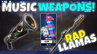 NEW Music Weapons! NEW Rad Llama Opening! | Fortnite Save The World