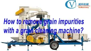 How to remove grain impurities with a grain cleaning machine? |grain cleaning machine