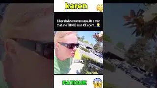Синяя Карен арестована за нападение на аудитора 🫣😲🤯