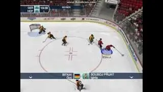 NHL09 České Budějovice vs.Německo 1.Třetina