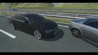 Simulated Emergency Brake Assist Unity 3D