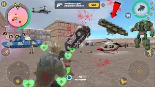 Rope Hero 3 (Rope Hero Control Gravity in Army Base) Everything Control Camp - Android Gameplay HD