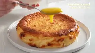 Tarte Basca com Lemon Curd e Merengue