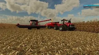 Farming Simulator 2022✅6️⃣2️⃣ Midwest horizont map corn harvest 🌽