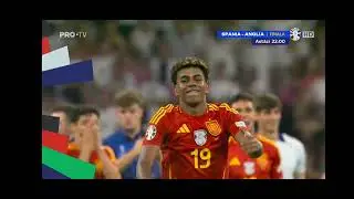 UEFA Euro 2024 Spania - Anglia Finala Astăzi 22:00 Promo RO (Coca-Cola & BYD)