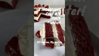 Protein Red Velvet Box Cake Mix Hack #highprotein