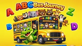 ABC Bus Journey | Fun 3D Animals A-Z for #Learning for #Kids