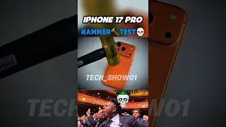 iPhone 17 Pro Max Hammer Test 🔨 | Unbreakable or Just Hype? 😱 #Shorts