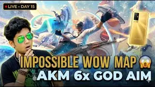 🔴 DAY 15 LIVE &mdash; IMPOSSIBLE WOW CHALLENGE? 😱 | IQOO15 AKM 6x GOD AIM ⚡ BGMI