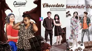 PicsArt Chocolate Day Photo Editing Tutorial in Picsart Step by Step in - VID EDITZZZZ