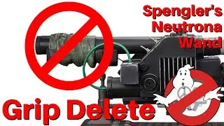 EASY Grip Tape Delete How To - 3D Print Handle Fill Mod Ghostbusters Spengler's Neutrona Wand