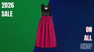 Traditional Bavarian Dirndl | Elegant Alpine Trachten Dress | Traditional Trachten