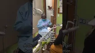 Little Deaf girl has an ASL interpreter during her dentist appointment