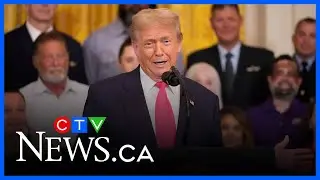 &lsquo;It&rsquo;s like the paperclip&rsquo; | Trump goes off on a tangent while discussing auto interest rates